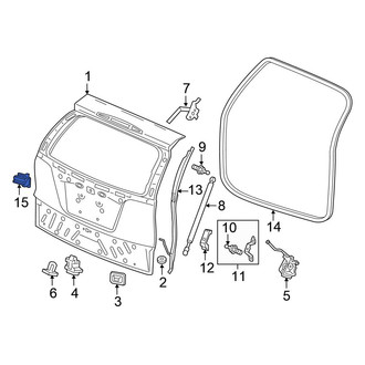 Honda OE - Rear Liftgate Latch Release Switch