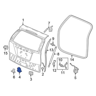 Honda OE - Rear Liftgate Latch