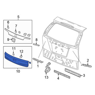 Honda OE - Rear Lower Liftgate Finish Panel