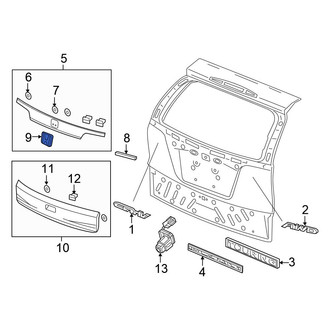 Honda OE - Rear Hatch Emblem