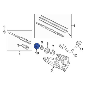 Honda OE - Wiper Arm Cap