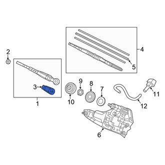 Honda OE - Wiper Arm Cap