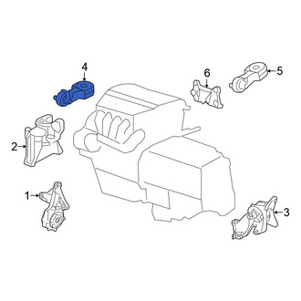 Honda OE - Upper Engine Support Rod