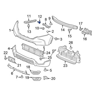 Honda OE - Headlight Mounting Bolt