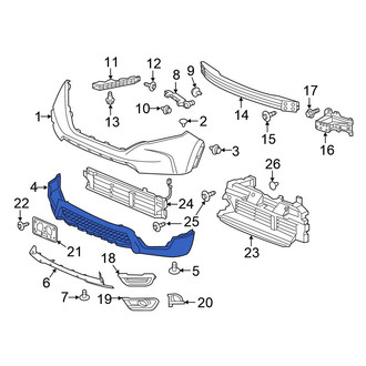 Honda OE - Front Lower Bumper Cover