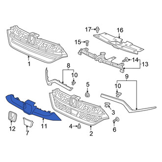 Honda OE - Front Center Grille Molding