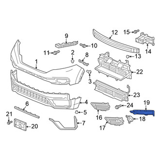 Honda OE - Right Fog Light Bracket
