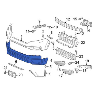Honda OE - Front Lower Bumper Cover