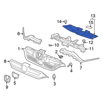 Honda OE - Front Radiator Support Access Cover
