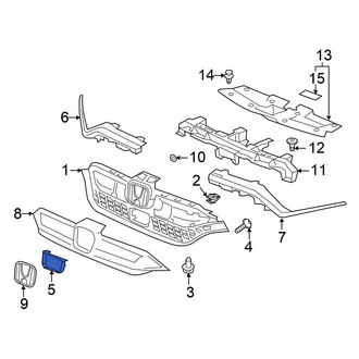 Honda OE - Front Grille Molding
