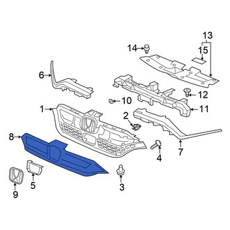 Honda OE - Front Center Grille Molding