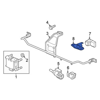 Honda OE - Front Left Parking Aid Sensor Housing