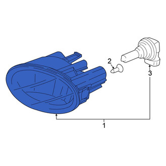 Honda OE - Front Right Fog Light