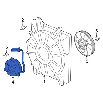 Honda OE - Right Engine Cooling Fan Motor