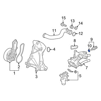 Honda OE - Engine Coolant Temperature Sensor O-Ring