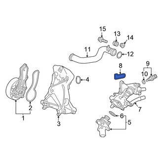 Honda OE - Engine Coolant Thermostat Housing Gasket