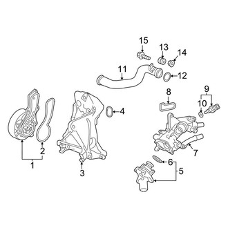 Honda OE - Cooling - Water Pump (2.4L)