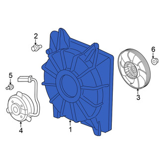 Honda OE - Front Engine Cooling Fan Shroud