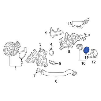 Honda OE - Engine Coolant Thermostat Seal