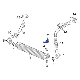 Honda OE - Left Intercooler Bracket