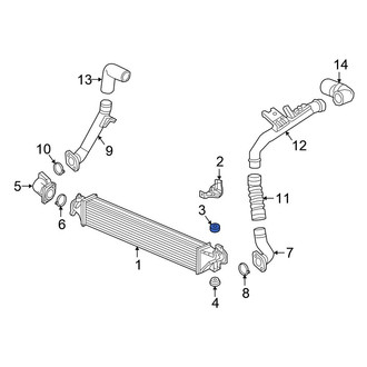 Honda OE - Upper Intercooler Grommet