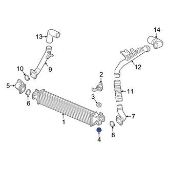 Honda OE - Lower Intercooler Insulator