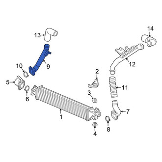 Honda OE - Right Center Intercooler Pipe Gasket