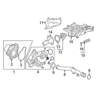 Honda OE - Engine Water Pump Housing O-Ring