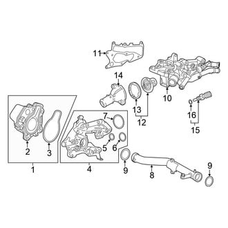Honda OE - Cooling - Water Pump (2.0L)