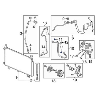 Honda OE - A/C Refrigerant Line O-Ring