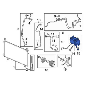 Honda OE - A/C Compressor