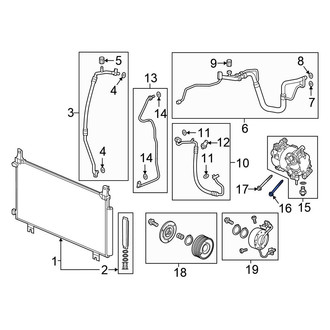 Honda OE - A/C Compressor Bolt