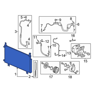 Honda OE - A/C Condenser