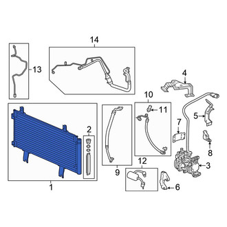 Honda OE - A/C Condenser
