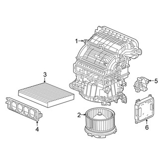 Honda OE - Air Conditioner & Heater - Blower Motor & Fan