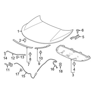 Honda OE - Hood & Components