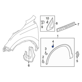 Honda OE - Fender Flare Clip