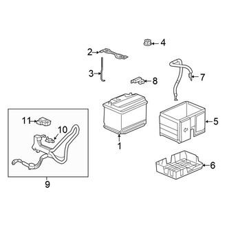 Honda OE - Electrical - Battery (Conventional)