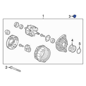Honda OE - Alternator Nut
