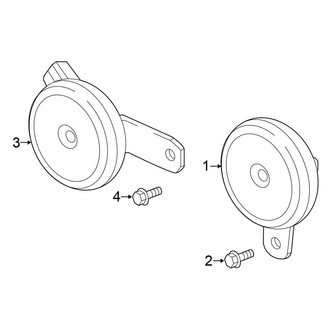 Honda OE - Electrical - Horn (EX / EX-L / LX / Touring)