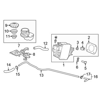Honda OE - Electrical Components (Brake Pedal, Feel Simulator), (Hybrid EX / Hybrid EX-L / Hybrid Touring)