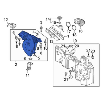 Honda OE - Air Filter Housing