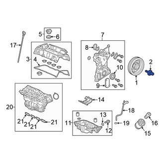 Honda OE - Engine Crankshaft Pulley Bolt