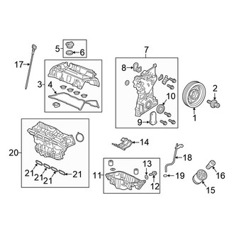 Honda OE - Engine / Transaxle - Engine Parts (2.4L)