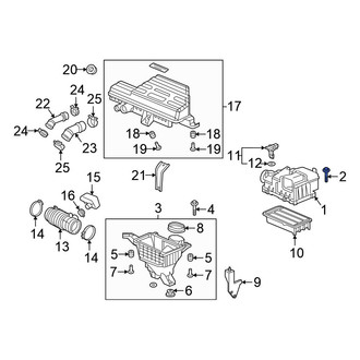 Honda OE - Air Filter Housing Bolt