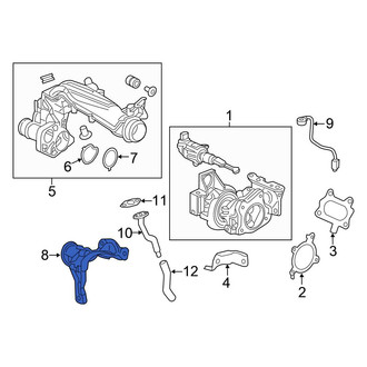 Honda OE - Turbocharger Mount Heat Shield