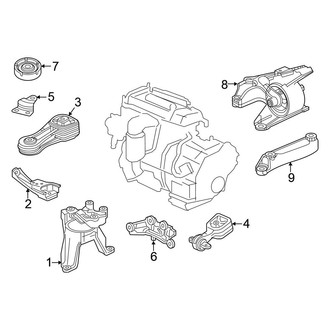 Honda OE - Engine / Transaxle - Engine & Transmission Mounting (2.0L)