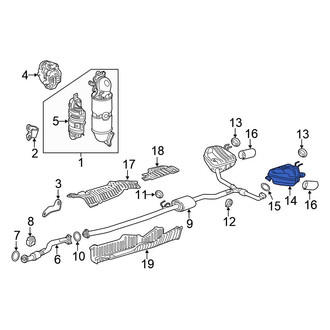 Honda OE - Exhaust Muffler