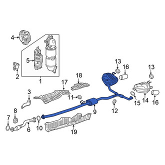 Honda OE - Exhaust Muffler