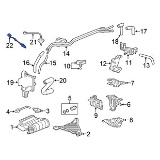 Honda OE - Rear Oxygen Sensor